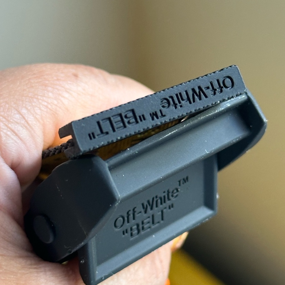 Off-White Black and Yellow Belt FREE SHIPPING